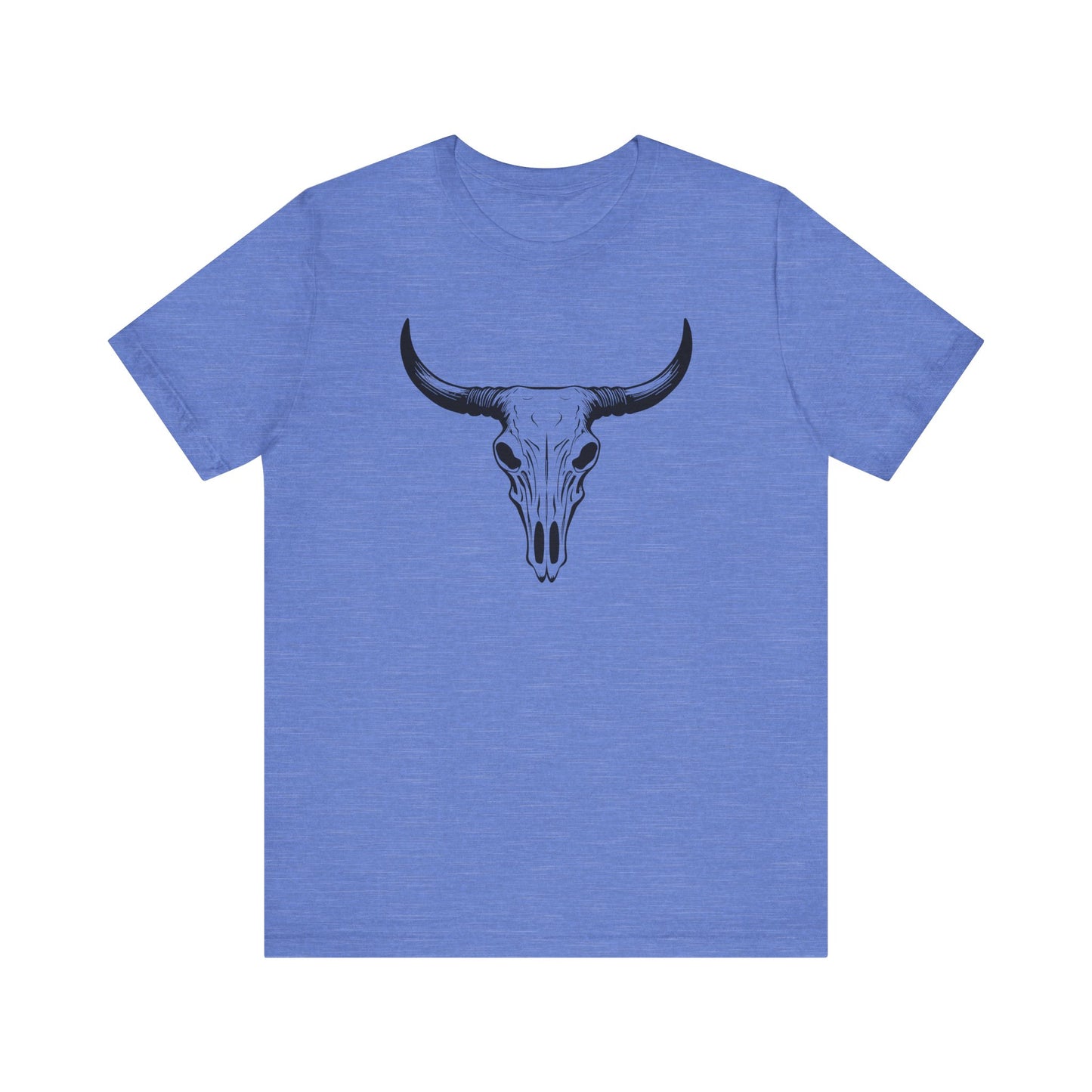 Bull Skull T-Shirt – Vintage Western Cowboy Tee | Country Rodeo Shirt for Men & Women