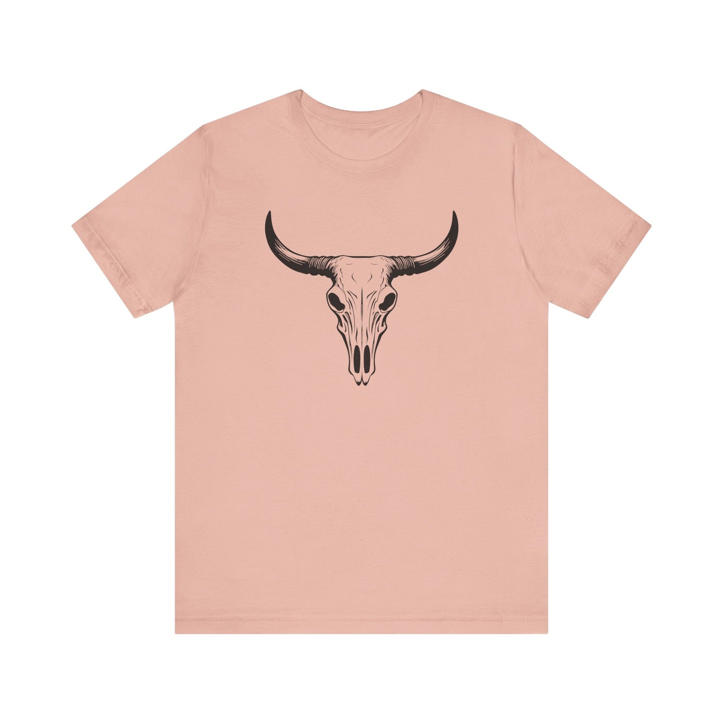 Bull Skull T-Shirt – Vintage Western Cowboy Tee | Country Rodeo Shirt for Men & Women