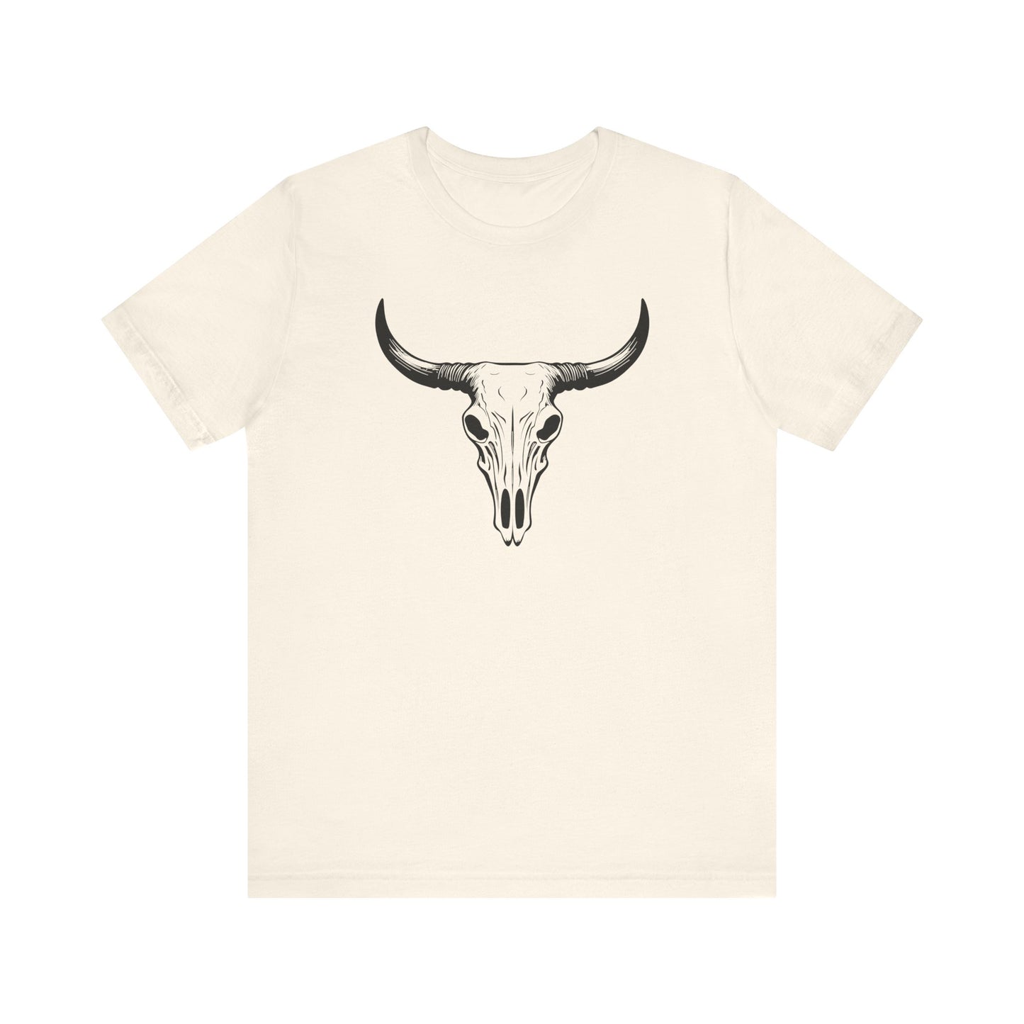 Bull Skull T-Shirt – Vintage Western Cowboy Tee | Country Rodeo Shirt for Men & Women