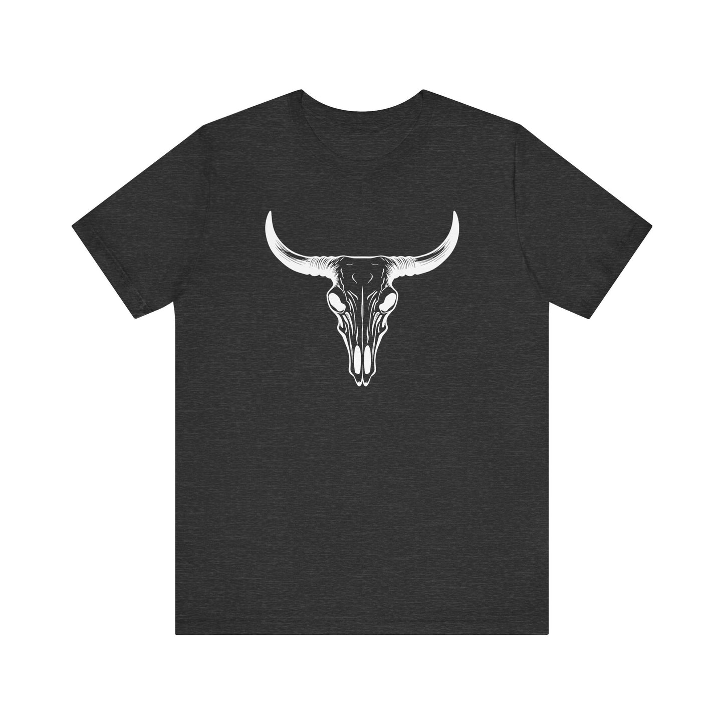 Bull Skull T-Shirt – Vintage Western Cowboy Tee | Country Rodeo Shirt for Men & Women