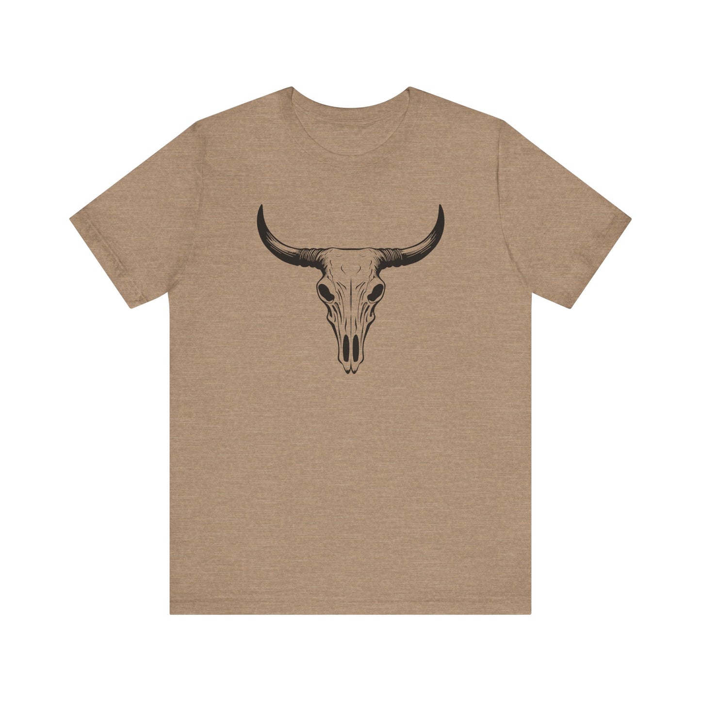 Bull Skull T-Shirt – Vintage Western Cowboy Tee | Country Rodeo Shirt for Men & Women