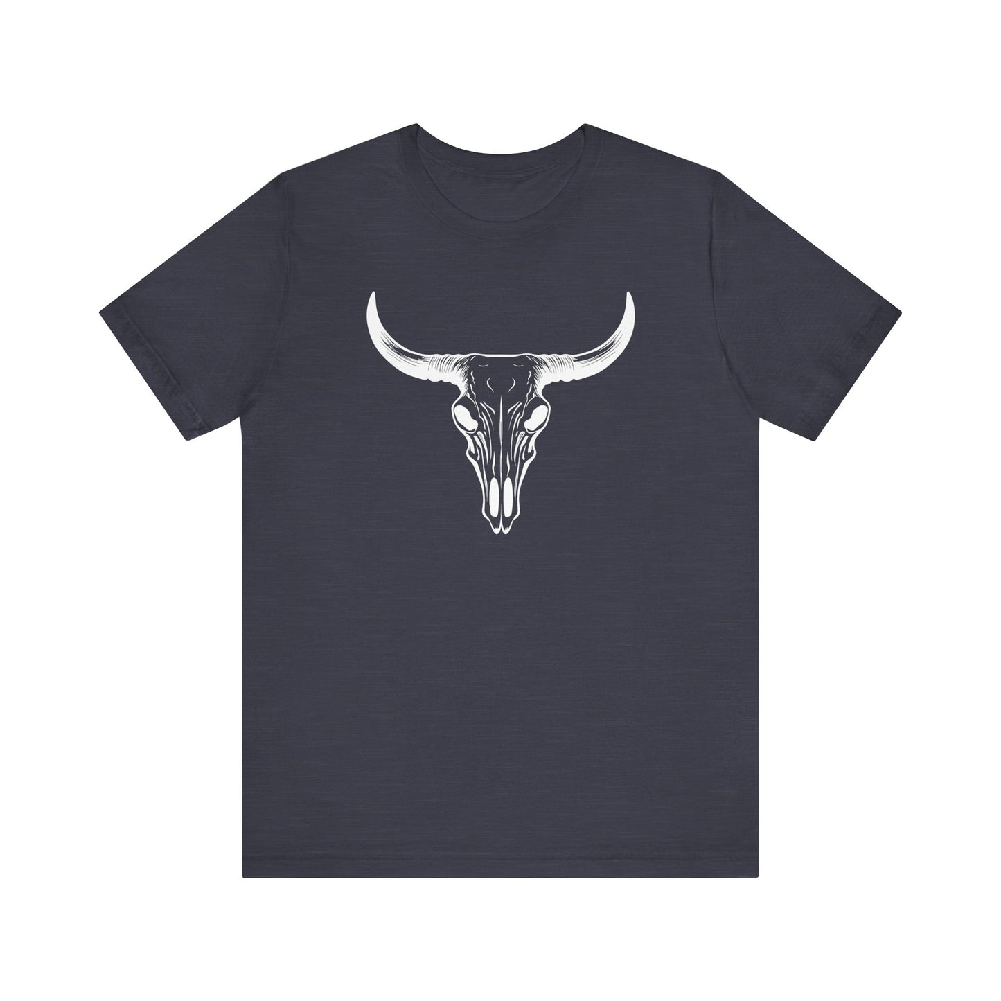 Bull Skull T-Shirt – Vintage Western Cowboy Tee | Country Rodeo Shirt for Men & Women
