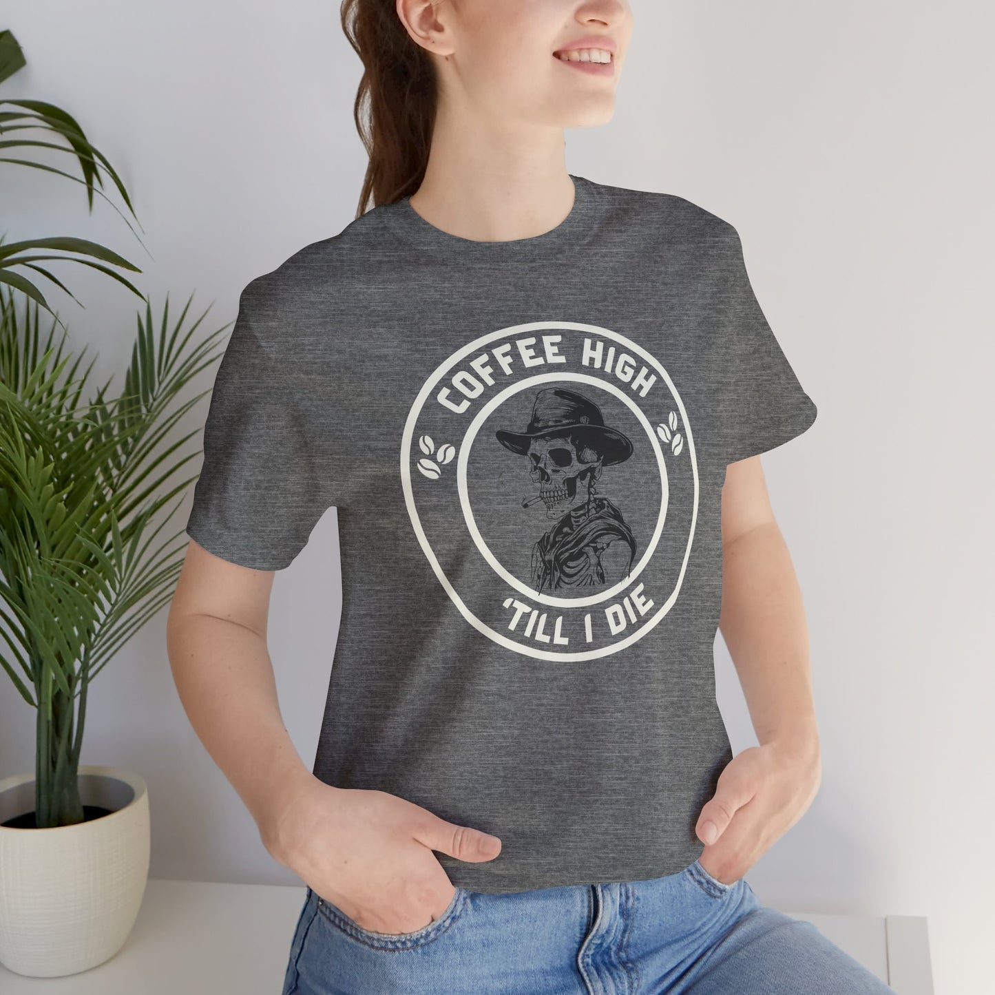 Coffee High Cowboy Unisex Tee